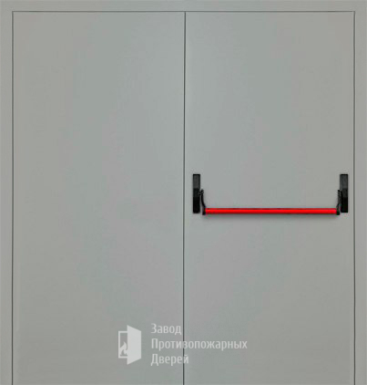 Фото двери «Двупольная глухая с антипаникой (2 створки) EI-30» в Талдому